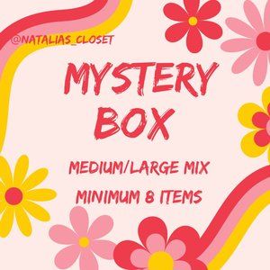 MYSTERY BOX! MINIMUM OF 8 ITEMS! MEDIUM/LARGE MIX